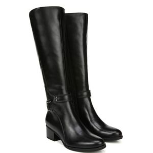 NATURALIZER Black Koka Riding Boots